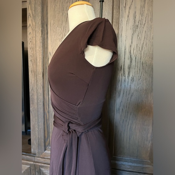 Bcbg Maxazria brown wrap dress XS - Picture 3 of 5